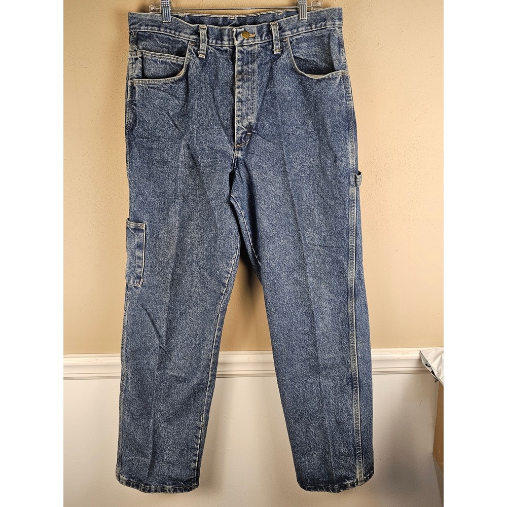 Bulwark Mens FR Fire Resistant Cargo Jeans 35x32